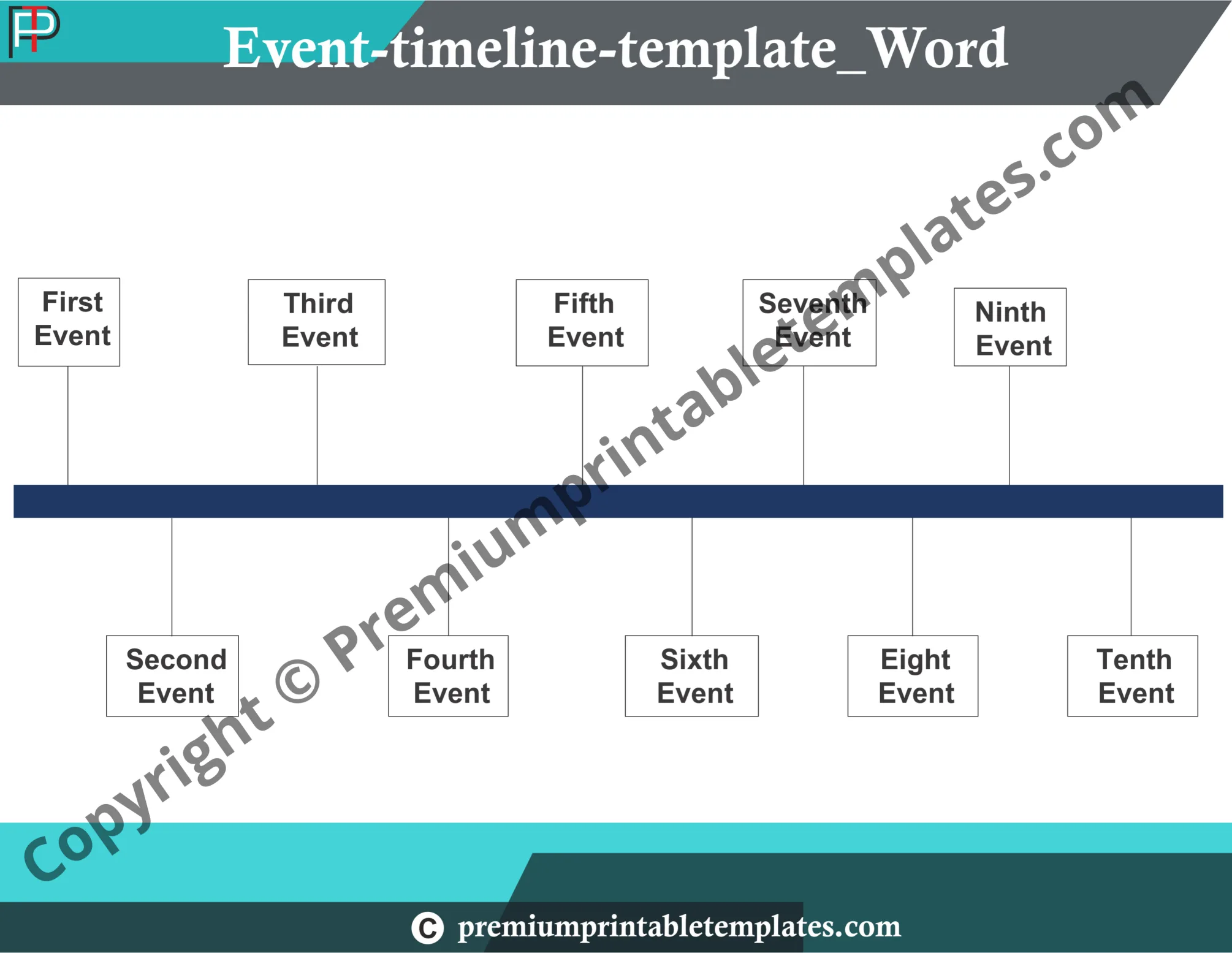 Event Timeline Template