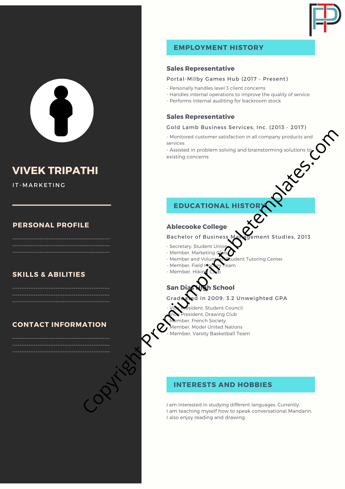 Simple Resume Template