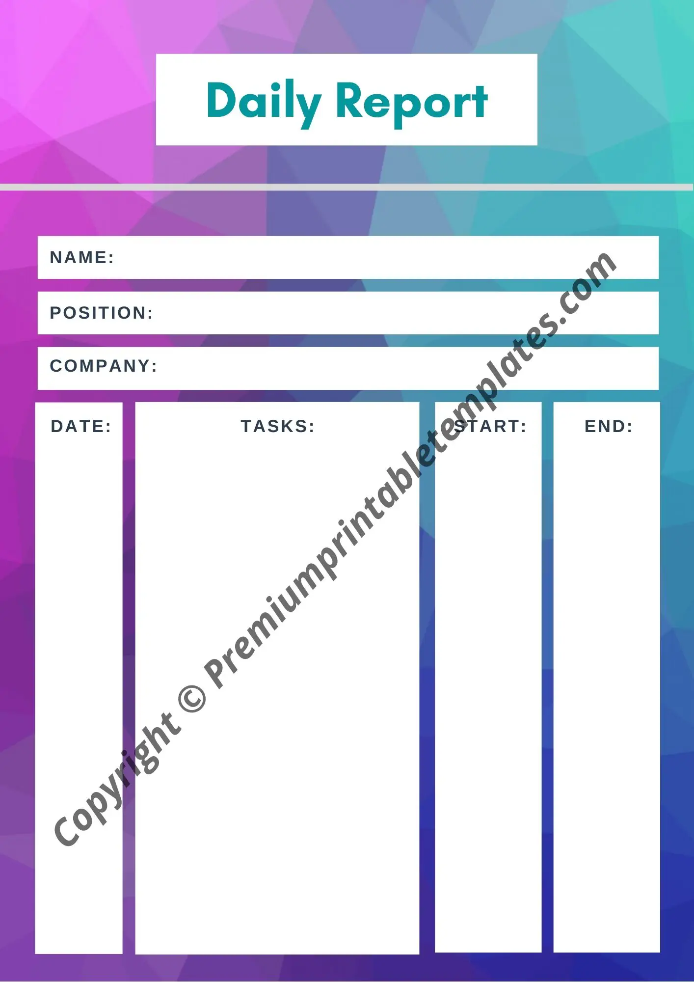 daily report