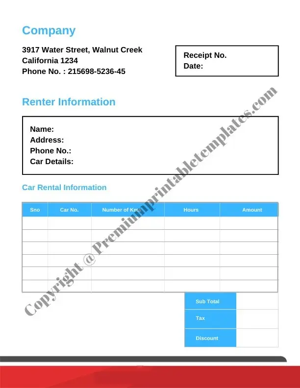 Sales Receipt Template
