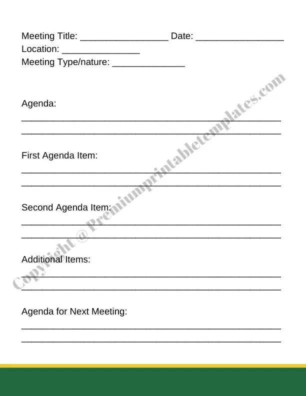 staff meeting minutes