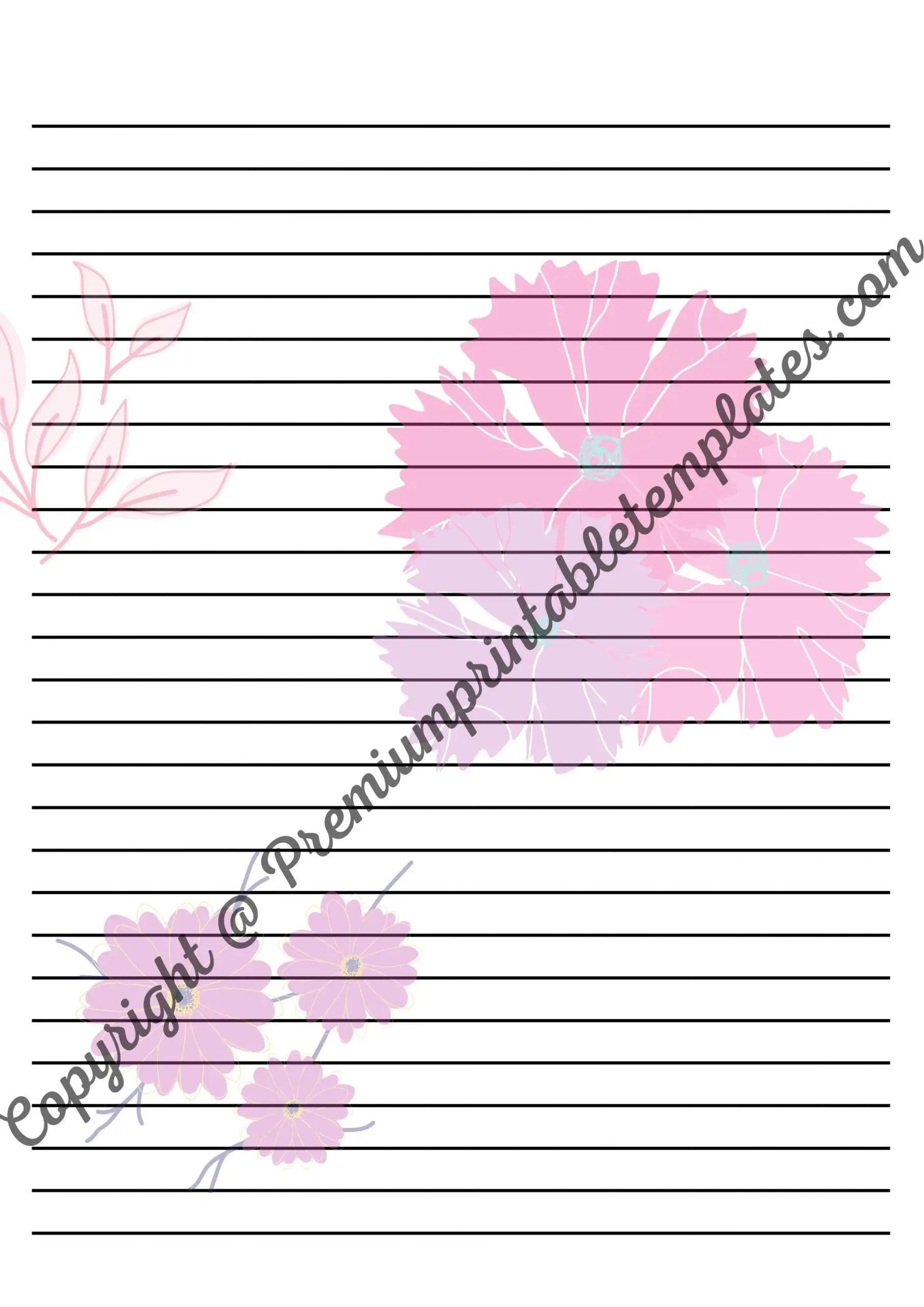 printable lined paper