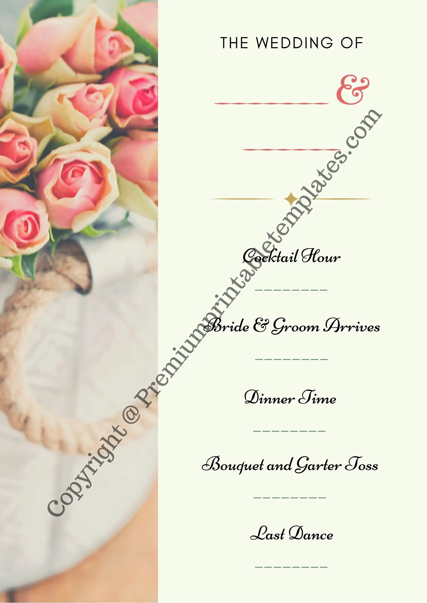wedding timeline planner