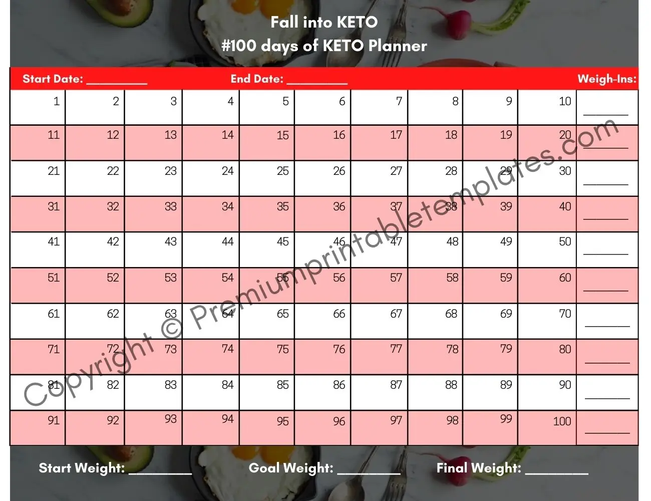 Fall KETO tracker