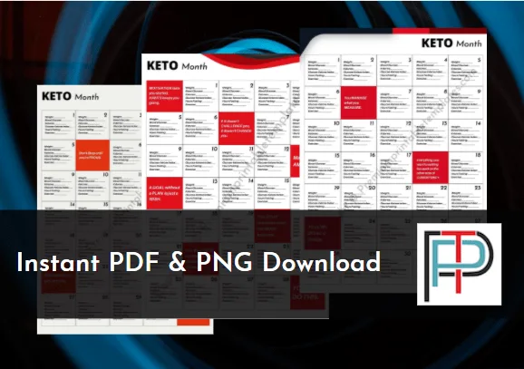 Keto Monthly Planner Templates