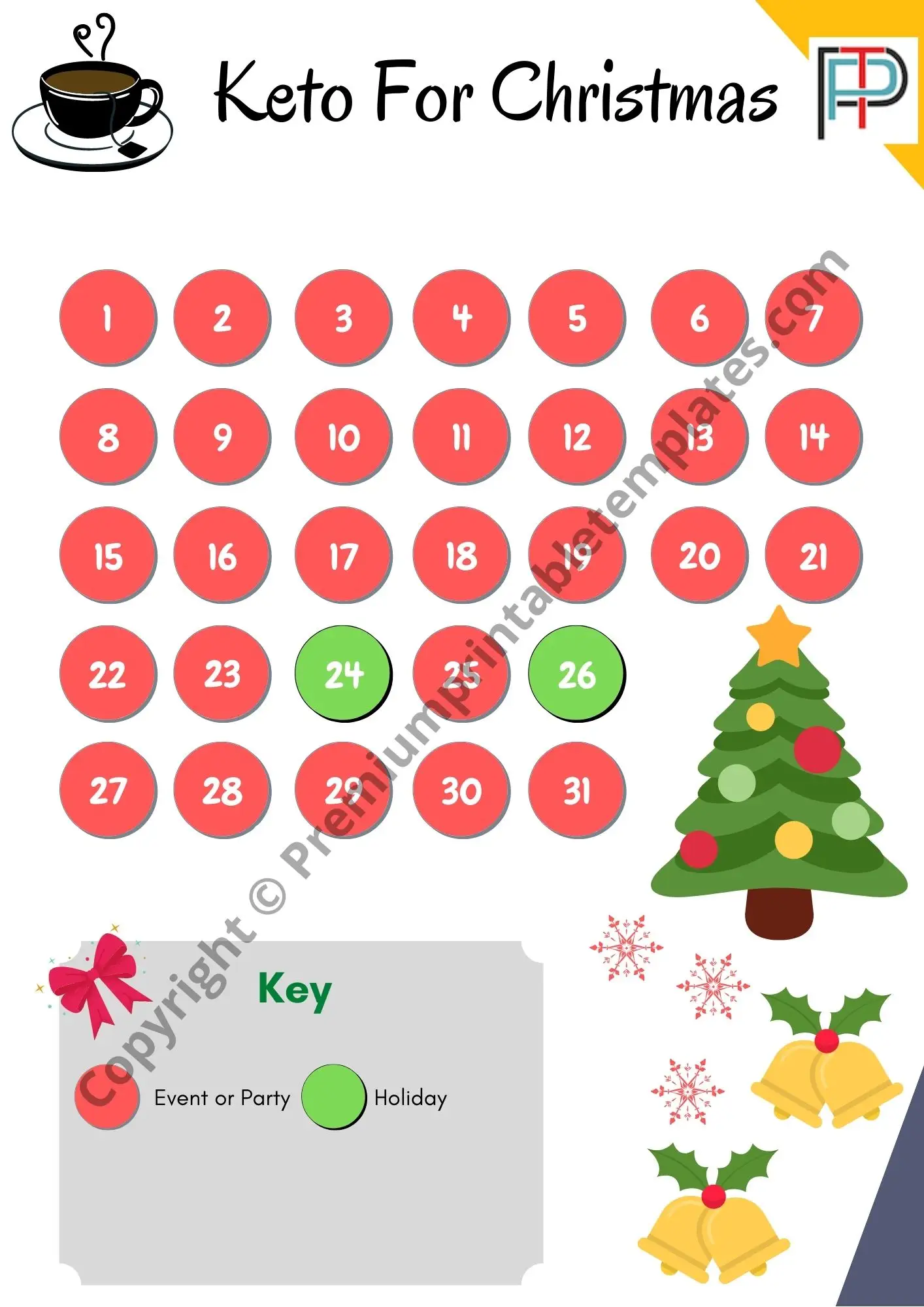 Keto for Christmas Tracker