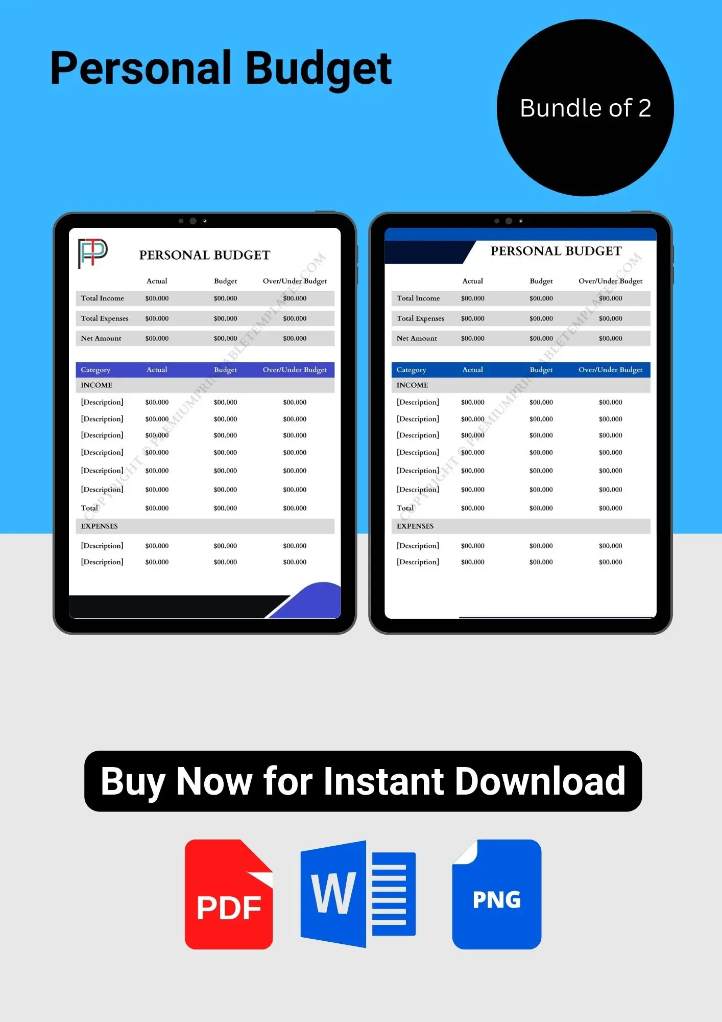 Personal Budget Template