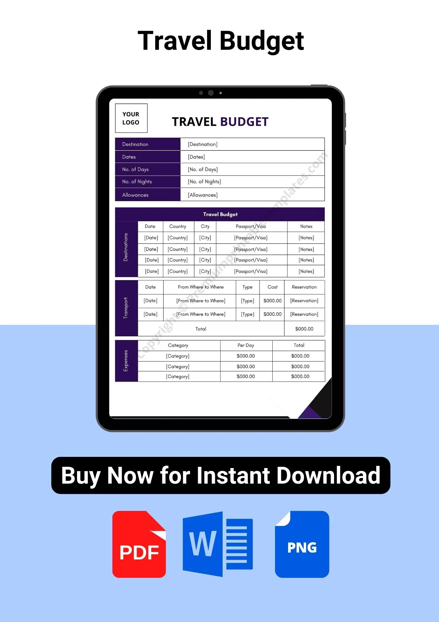 Travel Budget