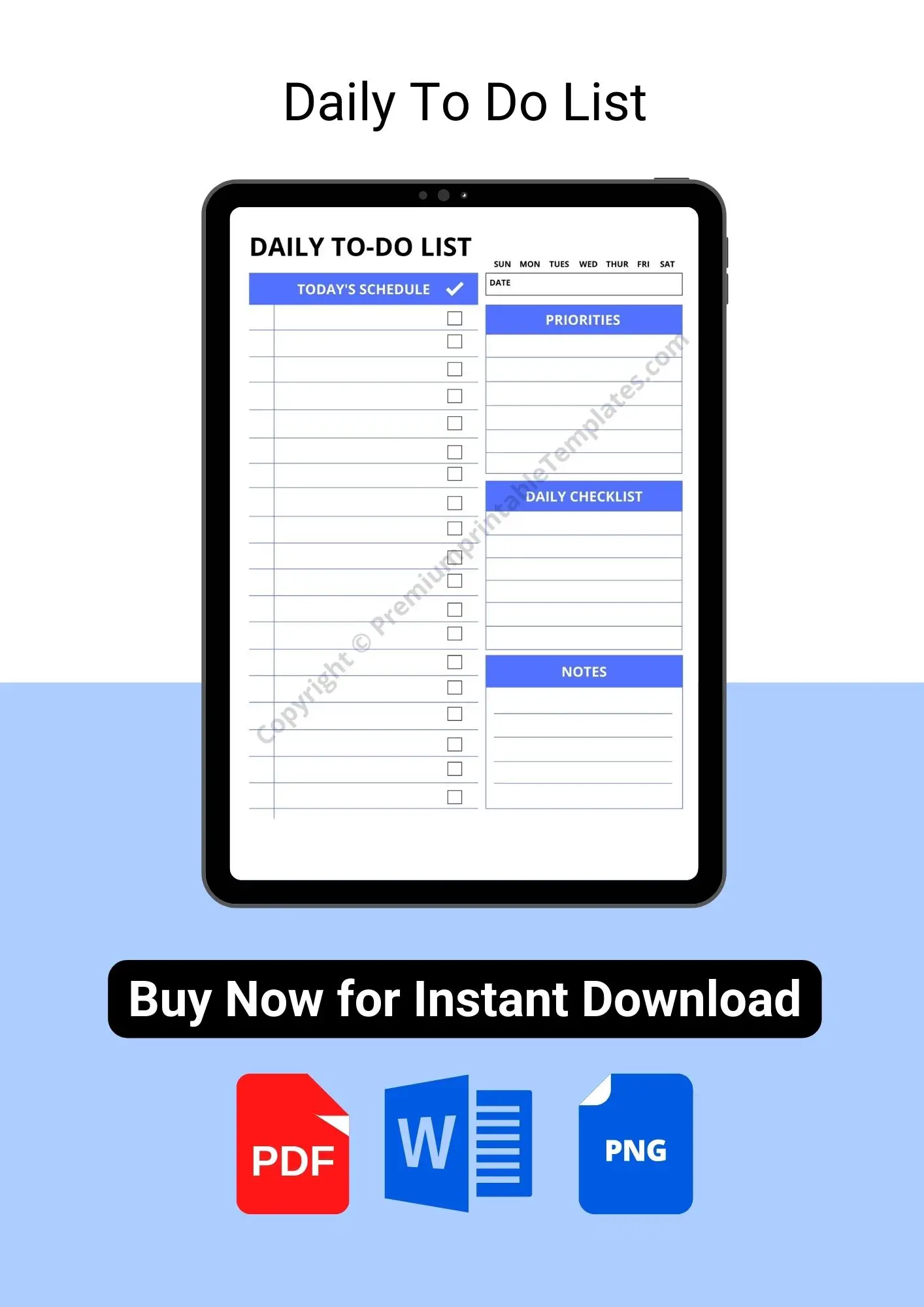 Daily To Do List