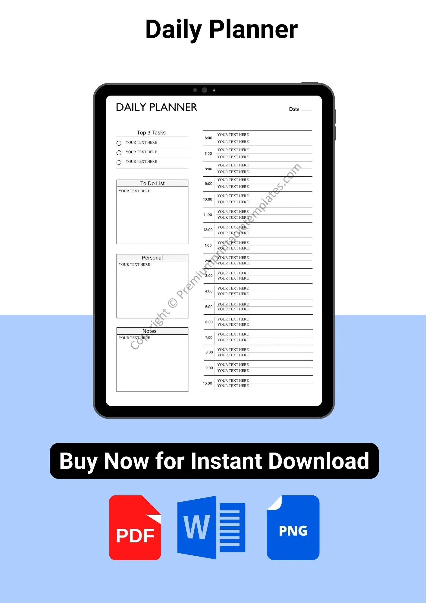Daily Planner/Productivity