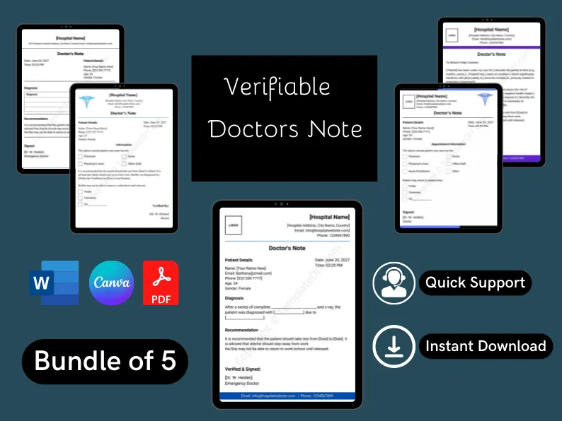 Verifiable Doctors Note