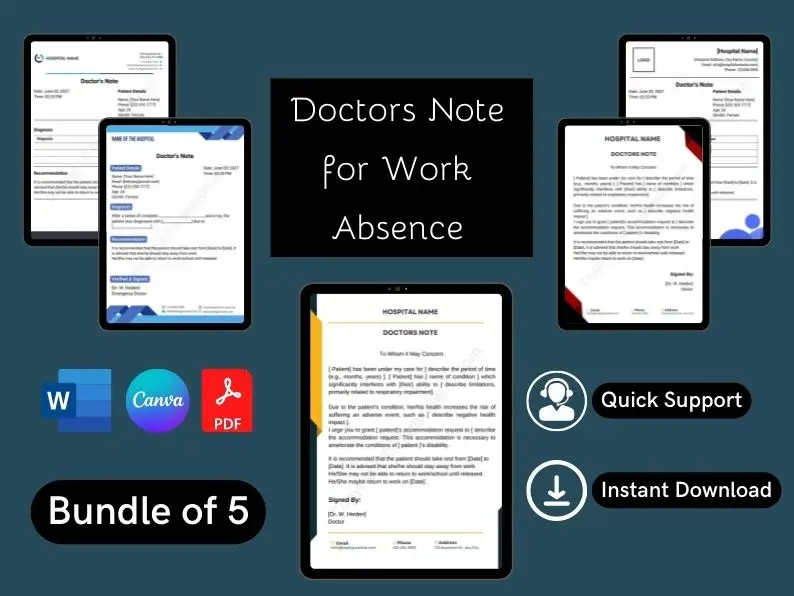 Doctors Note For Work Absence